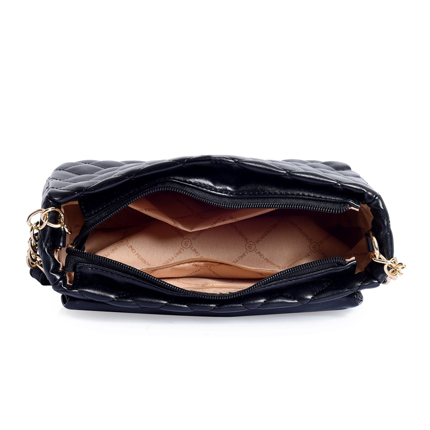 Lino Perros Women'S Red Sling Bag (Black)