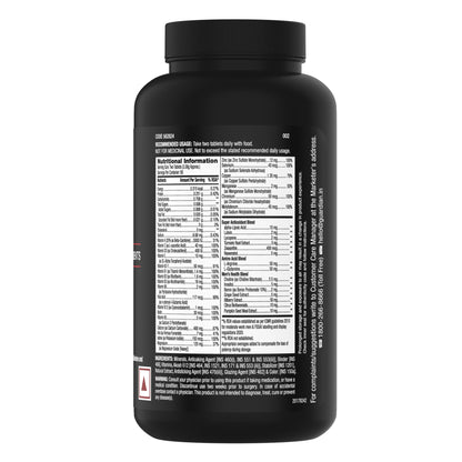 GNC Mega Men Multivitamin for Men | 120 Tablets | 38 Premium Ingredients | Strengthens Immune System | Promotes Prostate & Eye Care | Boosts Focus | Improves Overall Health | Formulated In USA