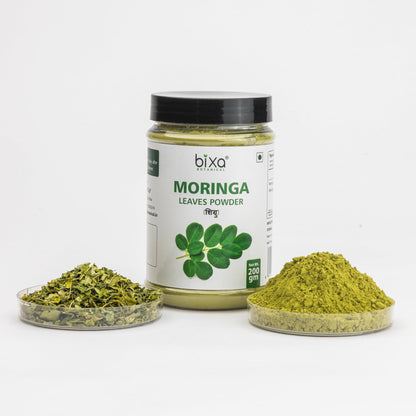 Bixa Botanical Moringa Powder (Moringa Oleifera) - 200 Gm | Bone & Joint Pain Care | Immunity Booster | Multi Vitamin Raw Superfood | Supports Digestion & Blood Circulation Pack of 1