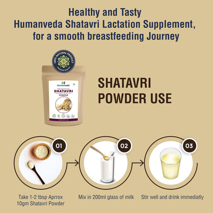 Humanveda Natural Ashwagandha Powder and Shatavari Powder - For Immunity Booster, Womens & Mens Health Care, 100g Each (100 * 2=200g)