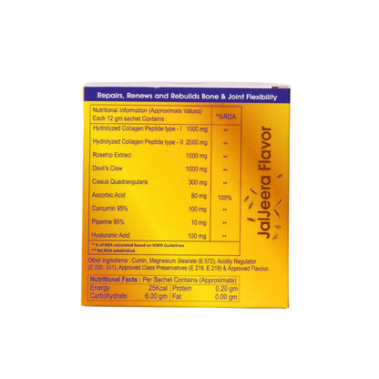 Osteo Bitamina Gold Joint Care Sachet – Repairs, Rebuilds & Renews Damaged Joints – Supports Mobility, Bone Strength & Cartilage Health – 12g Sachet (Pack of 7)
