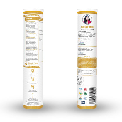 RHN Digestion Plus Enzymes & Probiotics Improves Gut Health, Relief from Bloating, Aids to Gas & Constipation, Support Immunity & Lactose Intolerance (20 Effervescent Tablets)