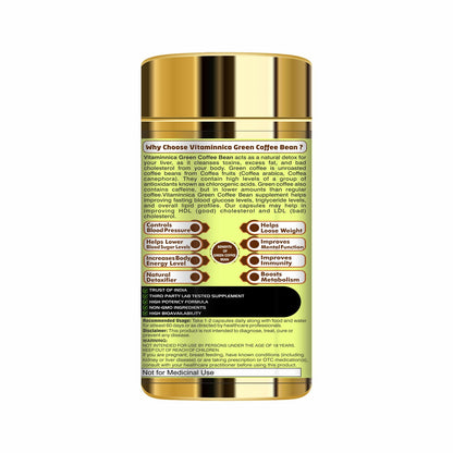 Vitaminnica Multivita Men – Green Coffee Bean Combo, 120 Capsules