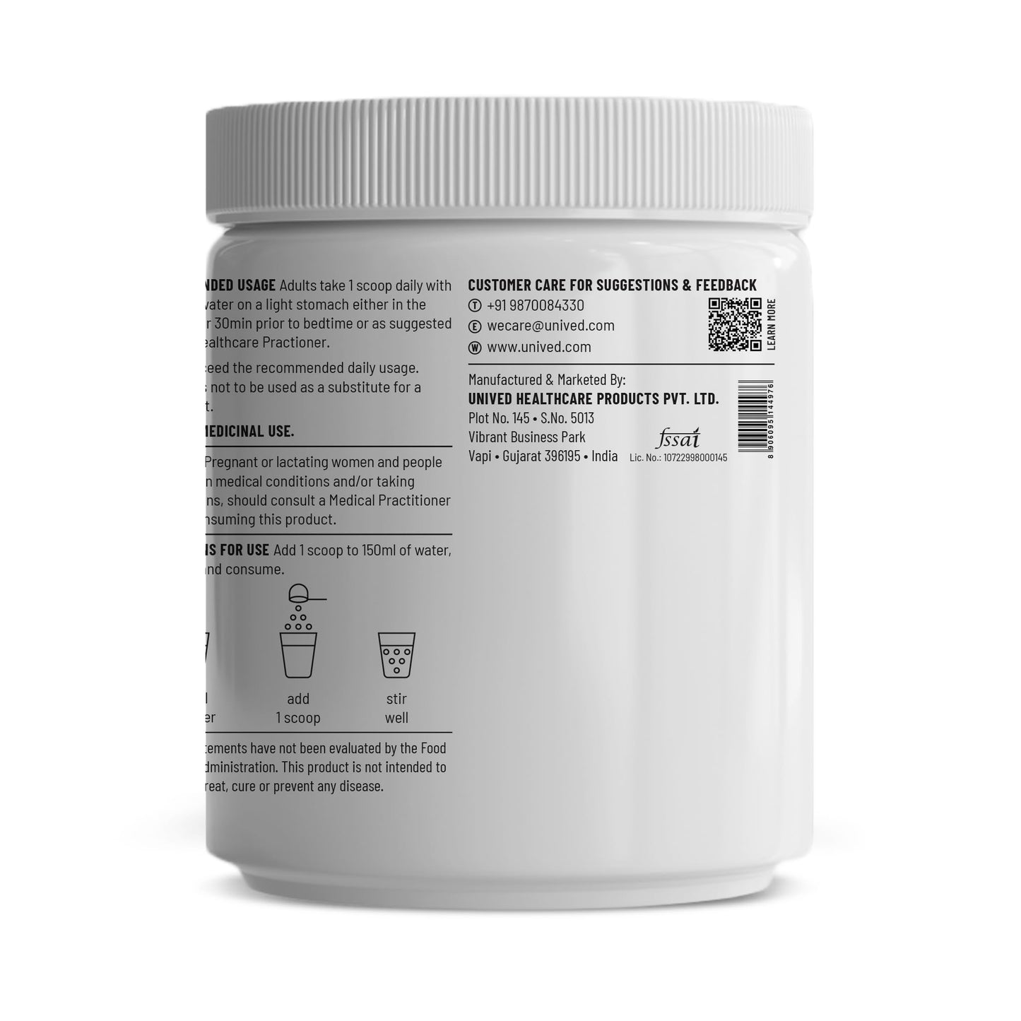 Unived Collagen Builder | Research Based Formulation for Collagen Synthesis, Hydration, & Protection | For Men & Women, Skin, Hair, Bones, & Tissue, Strength & Health (Mango, 45 Servings)
