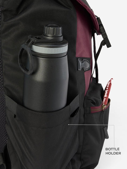 The Souled Store Official Deadpool: Ironic Backpack with Laptop Sleeve and Zipper Compartment