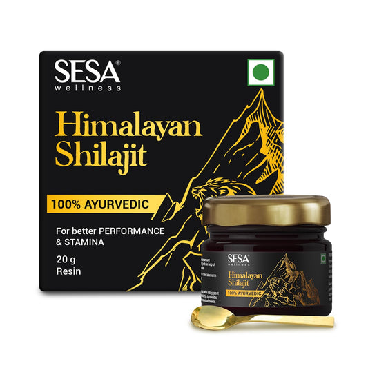 sesa Himalayan Shilajit Resin 20G - 60%+ Fulvic Acid Pack of 1
