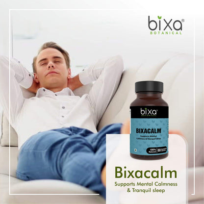 Bixa Botanical Bixacalm Capsules, Ashwagandha Extract Supports Mental C- image 4