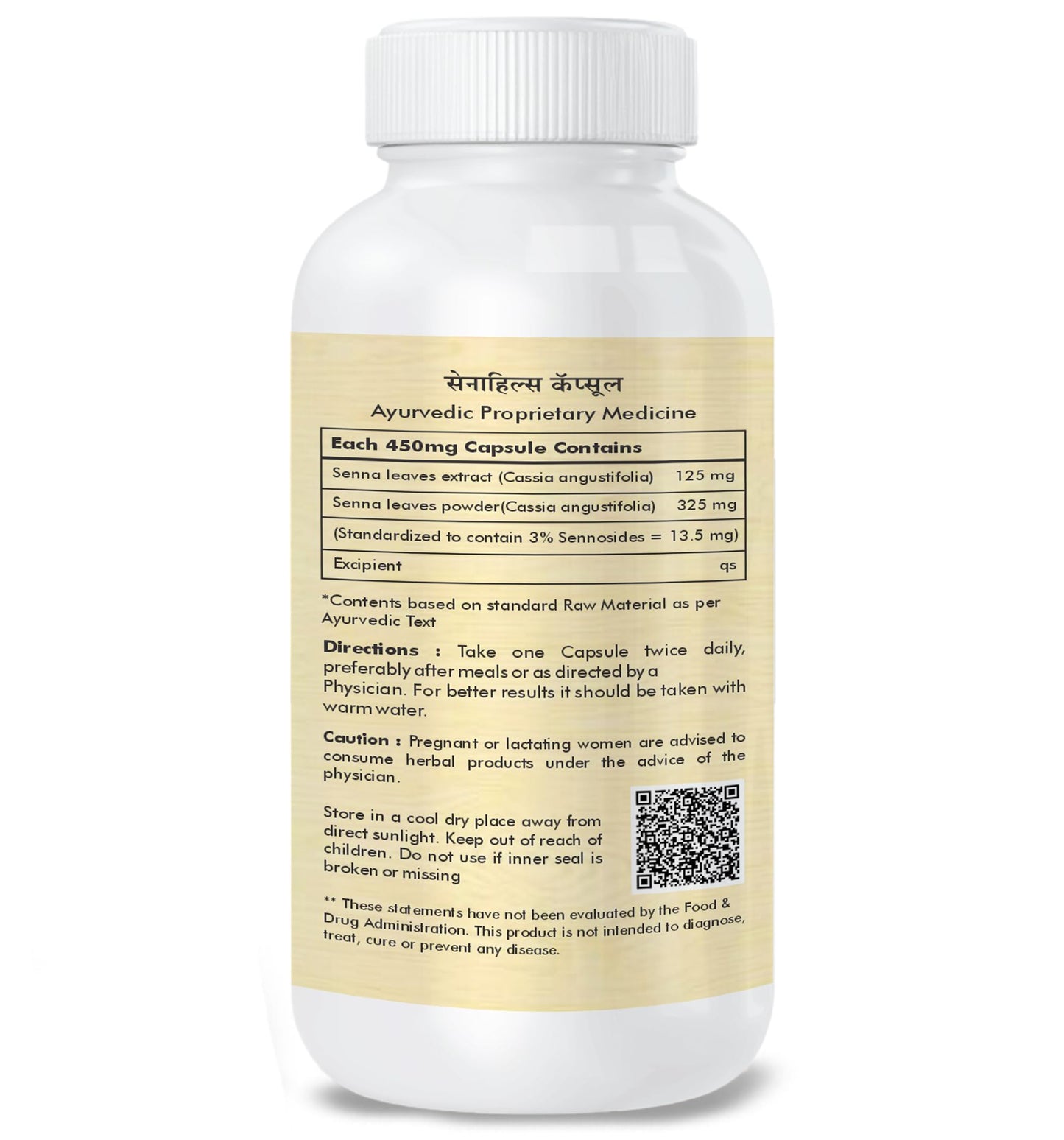 Herbal Hills Senna Capsules, (120 Capsules Pack) | Supports Natural Lax- image 4