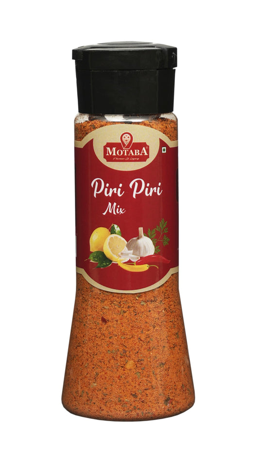 Motaba Piri Piri Spice Mix 100g Jar | Exotic Spices | Multi-purpose Seasoning | Zero added Colours, Fillers, Additives & Preservatives -(100 Gram_Jar)