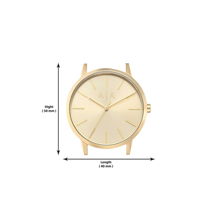 Armani Exchange Cayde Analog Gold Dial Men's Watch-AX2707