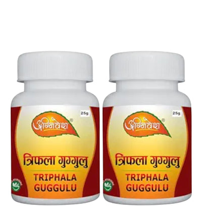 Agnivesh Triphala Guggulu Tablet/25g/Useful In Piles, Fistula & Inflammation(200 tablets pack of 2)