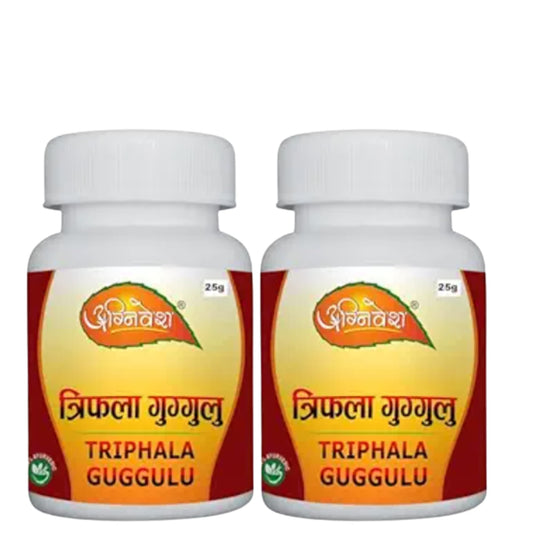 Agnivesh Triphala Guggulu Tablets – 25g, 200 Tablets, Pack of 2