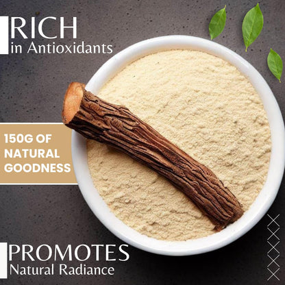 VRIJ Mulethi Powder | 150Gm | For Eating & Skin Application | Yashtimad- image 5