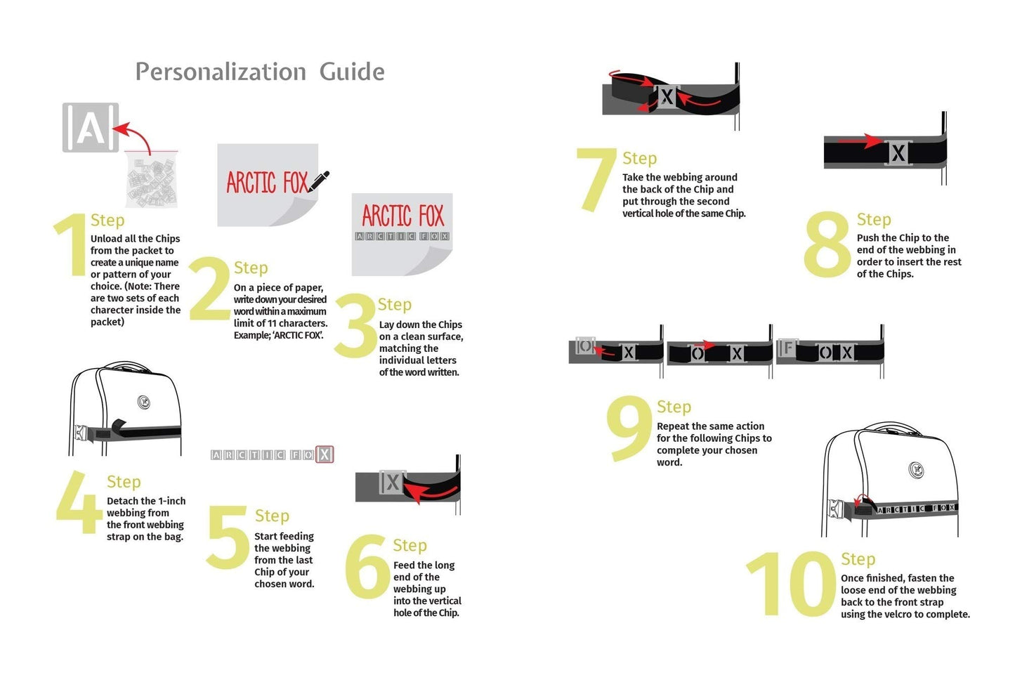 Arctic Fox Click Flame Scarlet Camera Backpack with Tripod Holder and 1- image 2