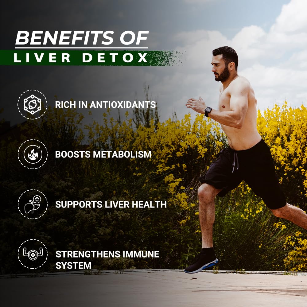 Divya Himalayan Plant-Based Liver Detox Supplement, 60 Tablets, Vegan, Non-GMO, Gluten-Free, Herbal Liver Support Formula