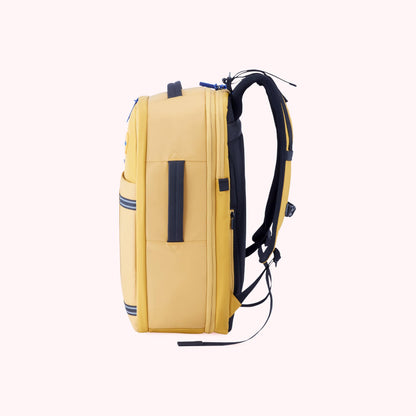 American Tourister Aston 2.0 | 40 Ltrs | 2 Compartments | Bottle Pocket | Ergonomic Padded Back Panel & Shoulder Straps | Outdoor Laptop Backpack | 1 Year International Warranty | Yellow