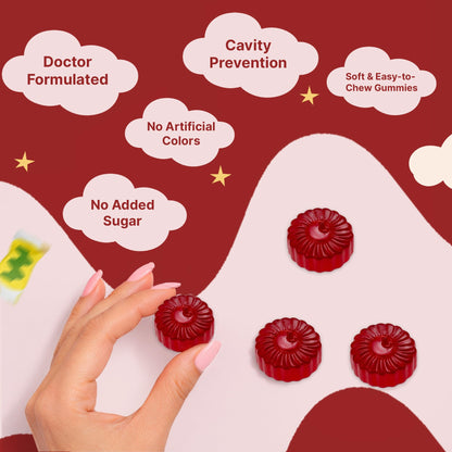 WHELLO Kids Nutrition Gummy Combo – Probiotic, Multivitamin & Omega-3 Gummies for Kids | Supports Immunity, Gut Health & Brain | Vegan, Tooth-Friendly | 90 Gummies
