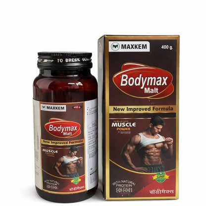 Bodymax Malt Nutritional Health Supplement | Malt-Based Dietary Food Supplement with Vitamins & Minerals | Supports Daily Nutritional Intake | 400 g