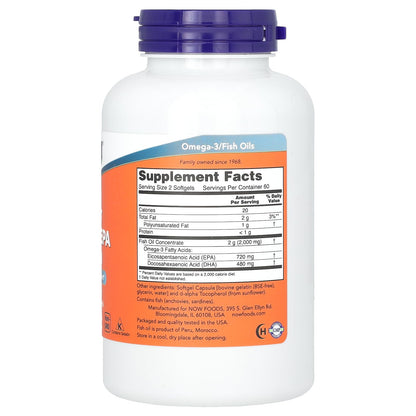 Now Foods Super EPA - 120 Softgels- image 2