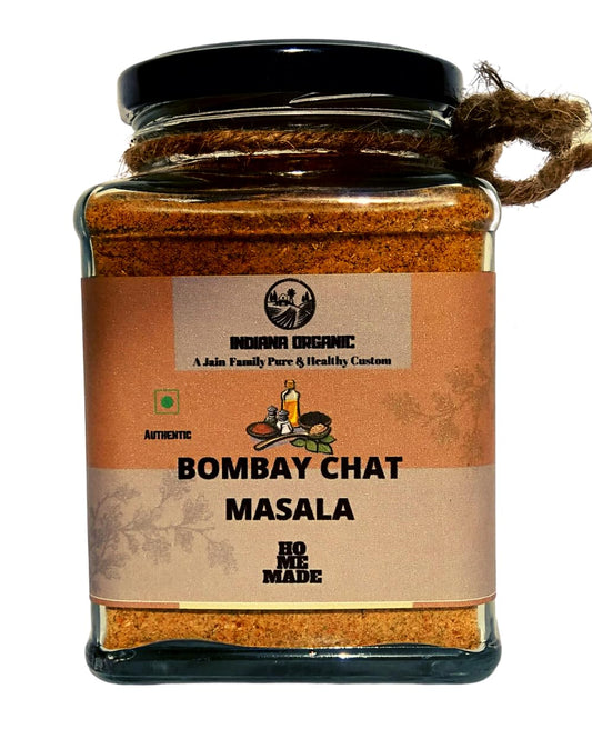INDIANA ORGANIC Bombay Chat Masala Powder - 150 Gram Fresh Packed on Order | No Onion & Garlic chaat Masala