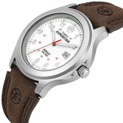 TIMEX Expedition Round 40mm White Dial Analog Men Watch - T44381E6