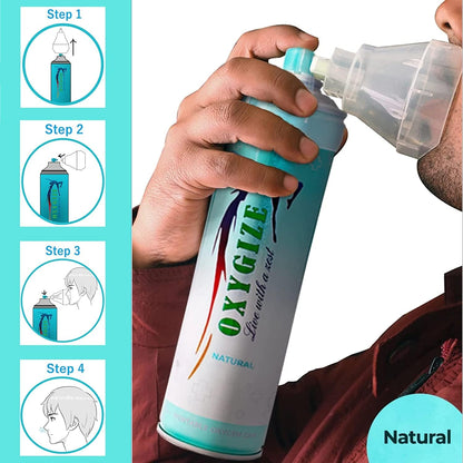Oxygize Portable High Purity 10l Oxygen Can Fresh Breathing Medical Oxygen Cylinder With Mask Use For Health Care Supplement, Outdoor Sports, Trekking And Hiking Canister, Home First Aid Kit (4)