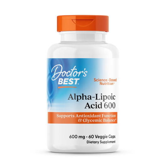 Doctor's BEST Alpha-Lipoic Acid 600 Mg 60 Veggie Caps