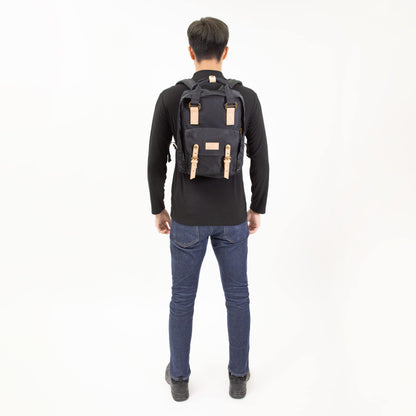 Doughnut Travel Laptop Backpack, Slim Durable Reborn Series Daypack Backpacks, Men & Women Fits 14 Inch Notebook, Black, One Size