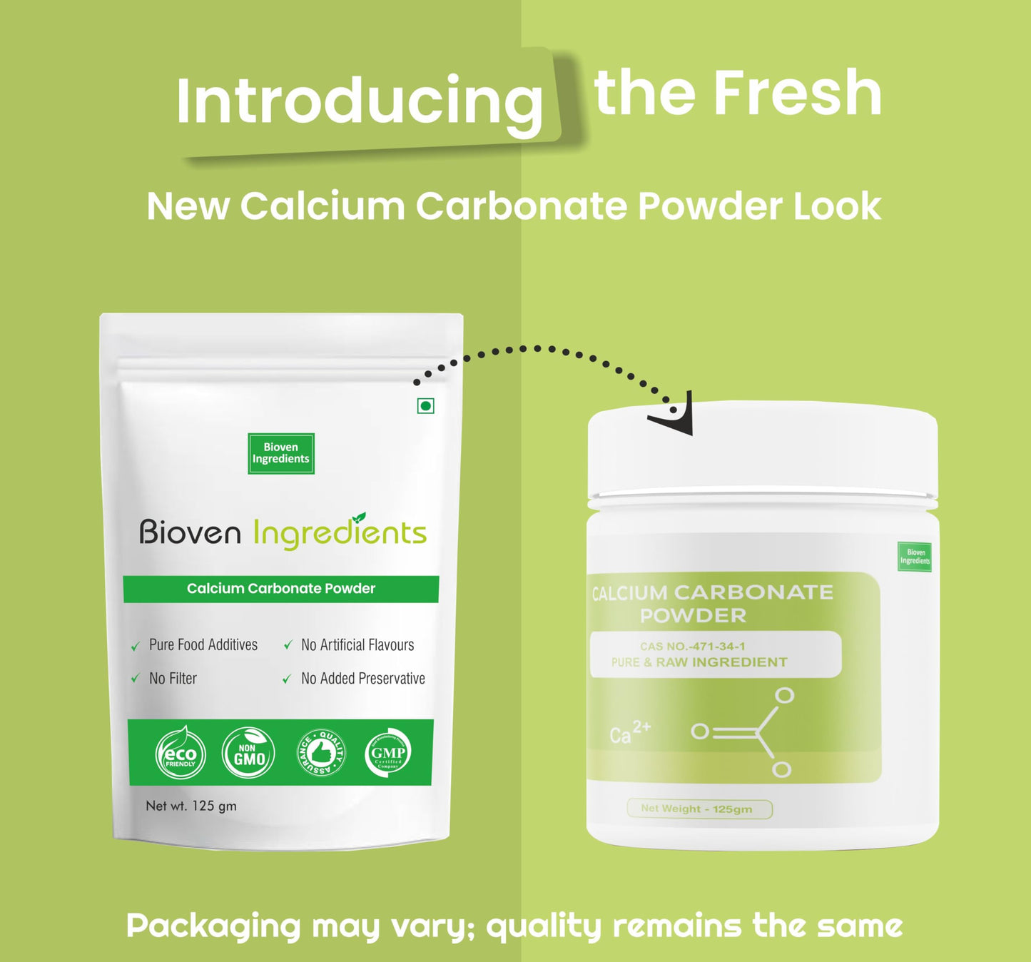 Bioven Ingredients Calcium Carbonate (Gram, 125)