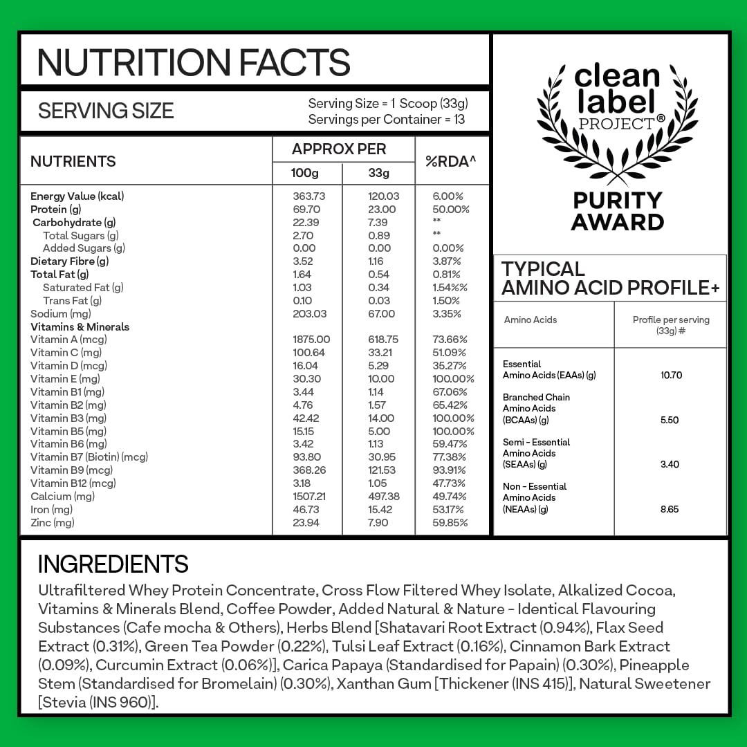 OZiva Protein & Herbs for Women (Cafe Mocha) I Manage Weight, Energy &- image 4