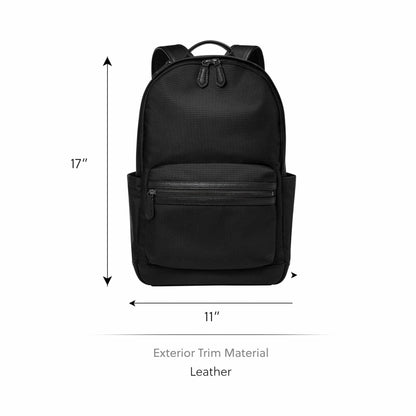 Fossil Buckner Black Backpack MBG9630001
