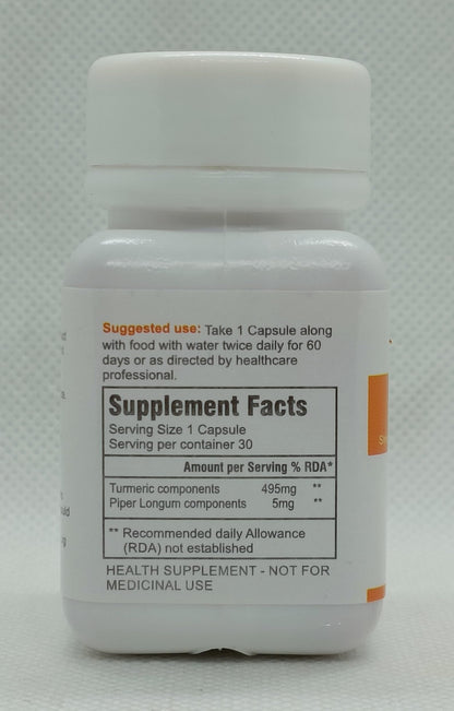 SOM HERBAL SPEACILITIES Haridra Satva Curcumin 30 Capsules | Immunity Boosters Capsules Curcuminoids Supplements For Better Absorption | Good For Skin & Joint Pains
