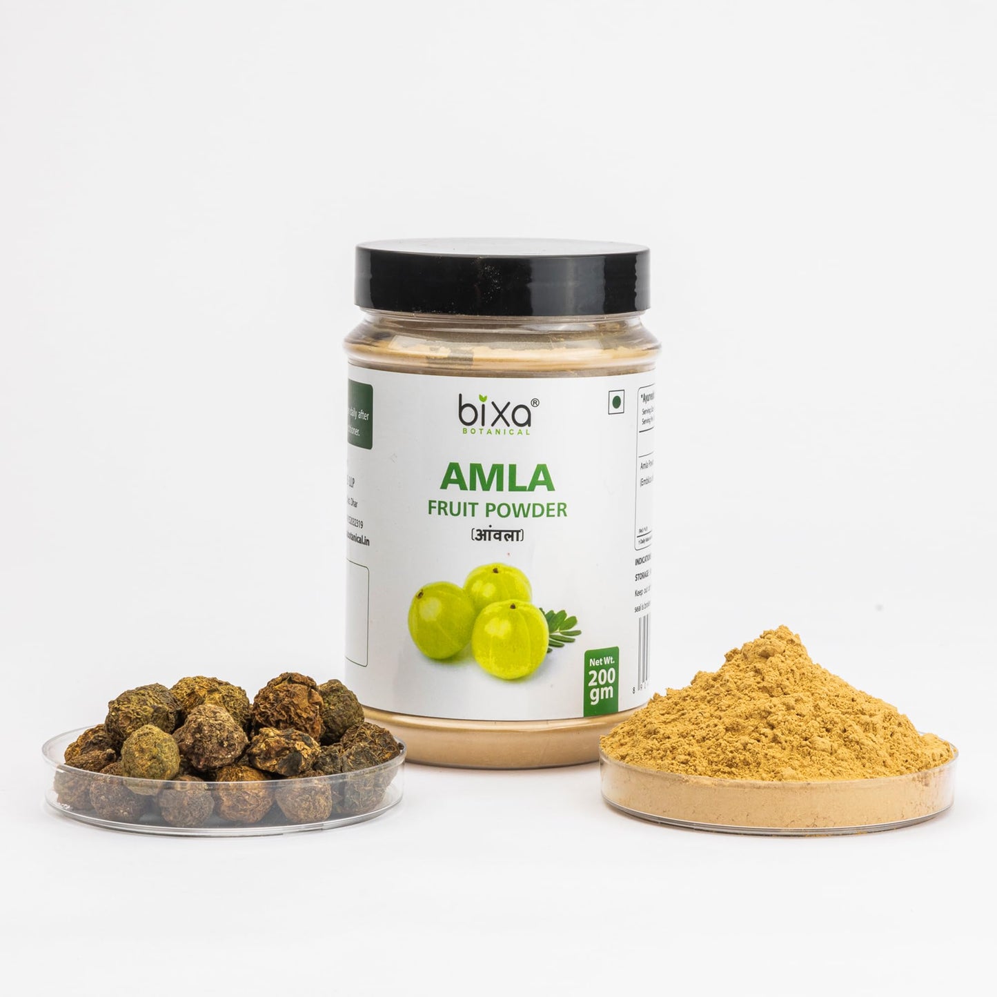 Bixa Botanical Amla Powder - 200 gm | Hair Growth, Skin Care | Vitamin C Supplement | Indian Gooseberry | Immunity Boost, Digestive Health | Energy Booster