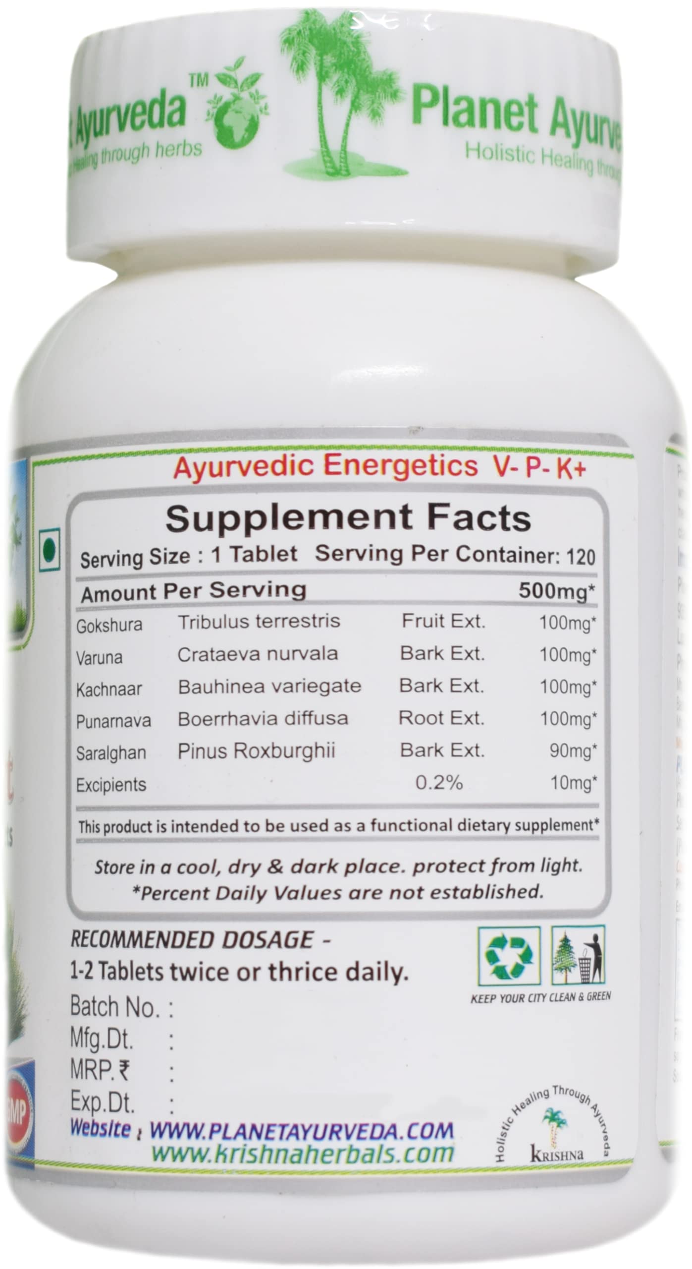 Planet Ayurveda Prostate Support Tablets, Ayurvedic Medicine Beneficial- image 2