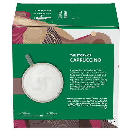 Starbucks Dolce Gusto Cappuccino 12 Capsules