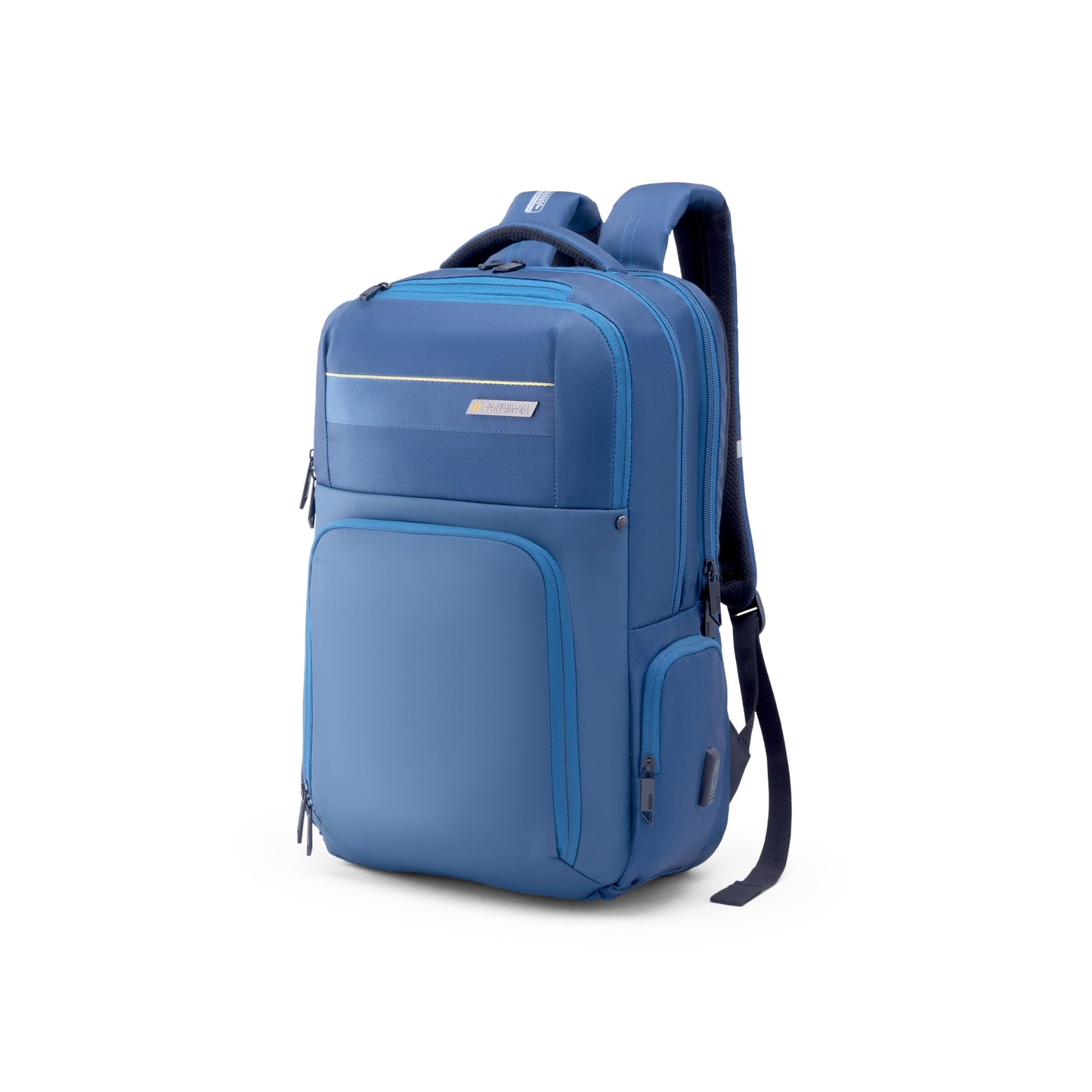 American Tourister Segno 4.0 | 30 Ltrs | 3 Compartments | Bottle Pocket | Ergonomic Padded Back Panel & Shoulder Straps | Laptop Backpack | 1 Year International Warranty | Navy