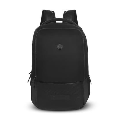 CARLTON Laptop Backpack 22L With Ergonomic Back Panel and Grab Handle, Concealed Back Pocket, Gadget Compartment & Expander | Black | Berkeley
