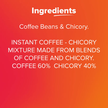 SUNRISE Extra Strong Instant Coffee Powder | Coffee-Chicory Mix | Rich Taste & Aroma for the perfect start to your day | 1kg Pouch