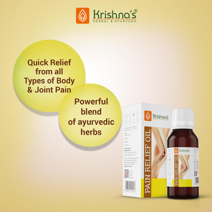 KRISHNA'S HERBAL & AYURVEDA Pain Relief Oil -50 Ml(Pack Of 1)