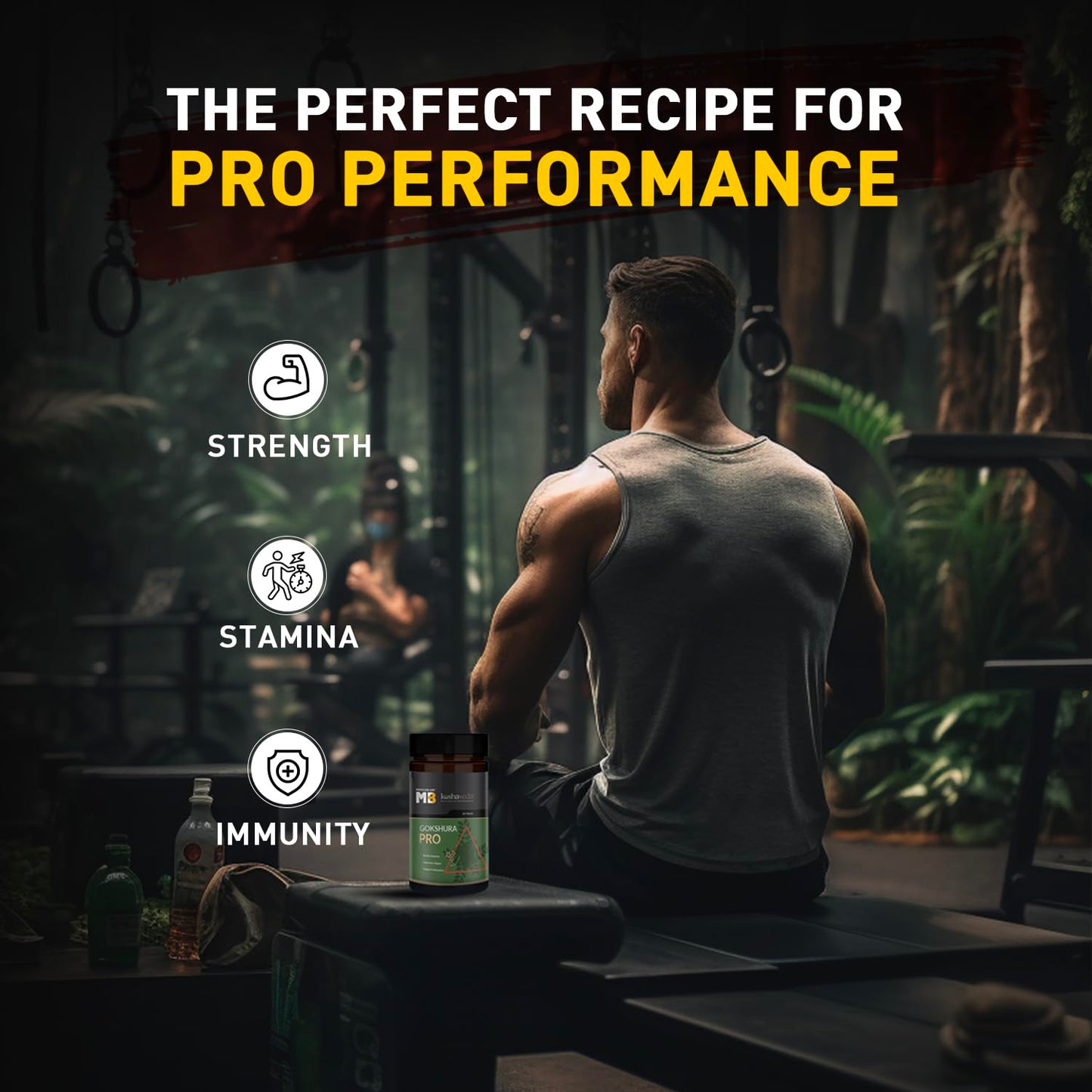 Koshaveda by MuscleBlaze Gokshura Pro (60 Tablets) | With 6 Ayurvedic H- image 3