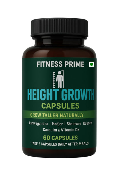 Fitness Prime Herbal Wellness Capsules (60 Capsules) | Essential Vitamins & Minerals Supplement | Supports Bone Health, Immunity & Daily Wellness | Ayurvedic Health Care Formula