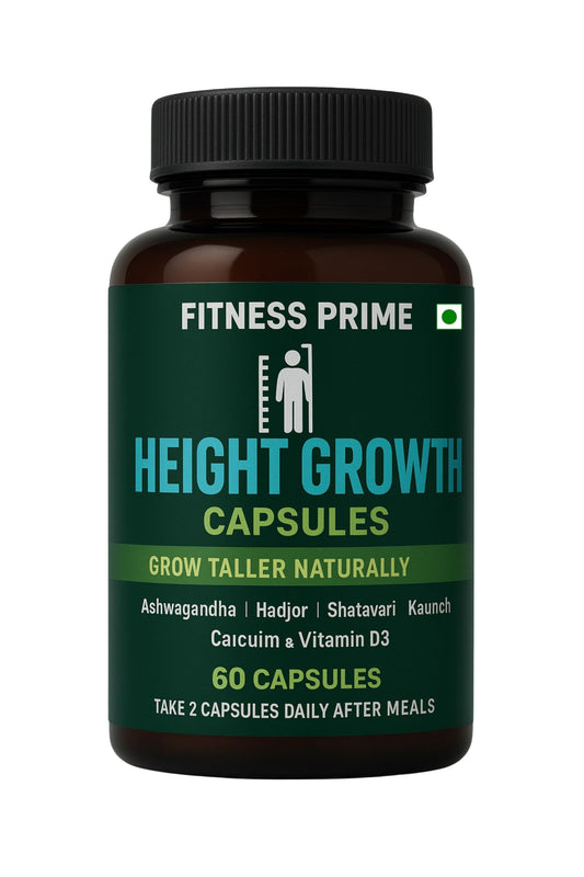 Fitness Prime Herbal Wellness Capsules (60 Capsules) | Essential Vitamins & Minerals Supplement | Supports Bone Health, Immunity & Daily Wellness | Ayurvedic Health Care Formula