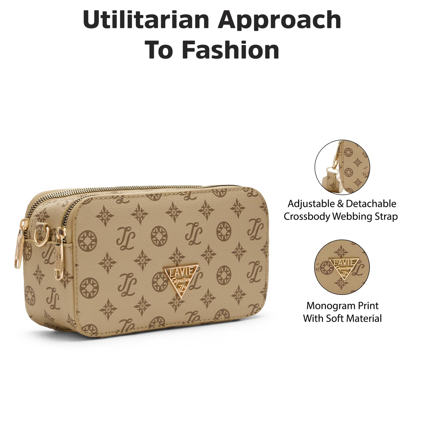 Lavie Signature Hawaii Woman's Crossbody Sling Bag | Ladies Purse Handbag | Gift for Women