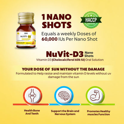 The Old Natural Nuvit D3 Vitamin D3 60000 Iu I Cholecalciferol Vitamin- image 7