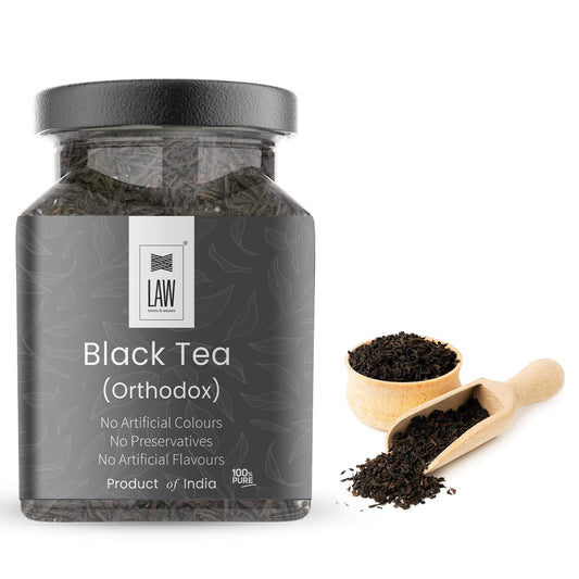 looms & weaves -Hand plucked & Single Origin Orthodox Black Tea Leaves – 100 gm