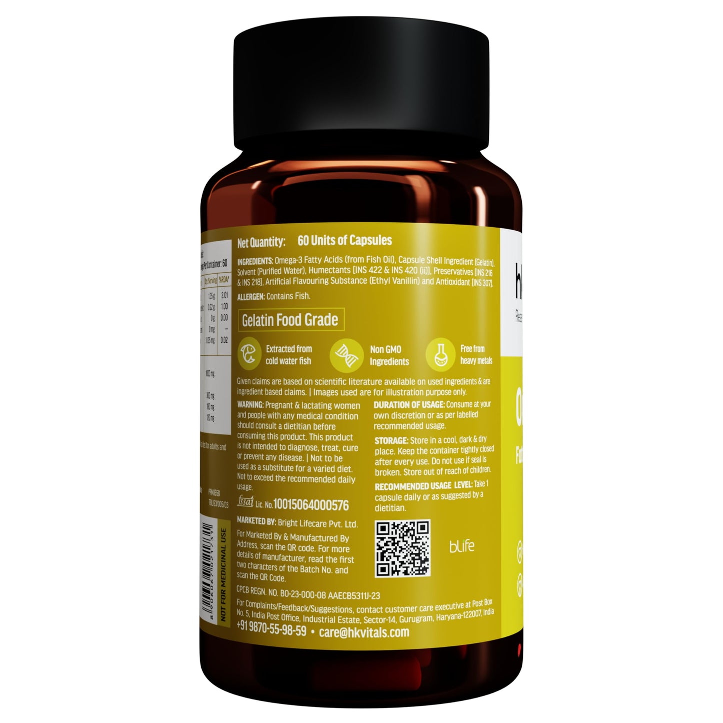 HealthKart HK Vitals Omega 3, 1000 mg Omega 3 with 180 mg EPA & 120 mg- image 7