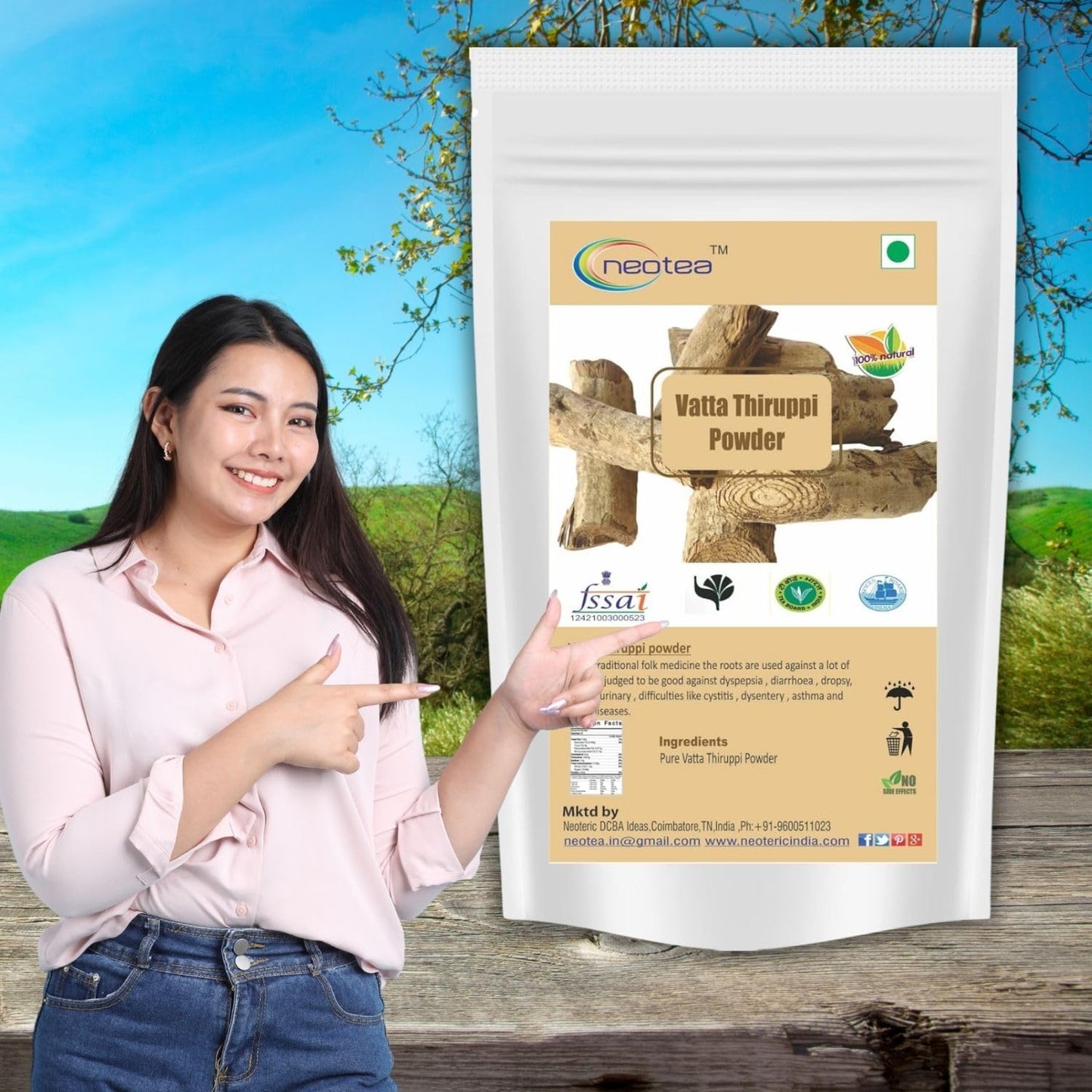 Neotea Vatta Tiruppi Powder | Abuta (Cissampelos Pareira) | Menispermac- image 5