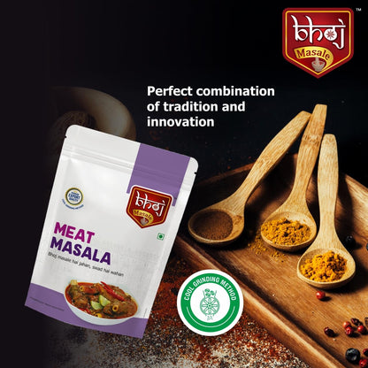 Bhoj Masale Meat Masala Powder 200GM | Traditionally Blended Authentic Natural | For Healthy Delicious & Flavourful Cooking | No Preservatives
