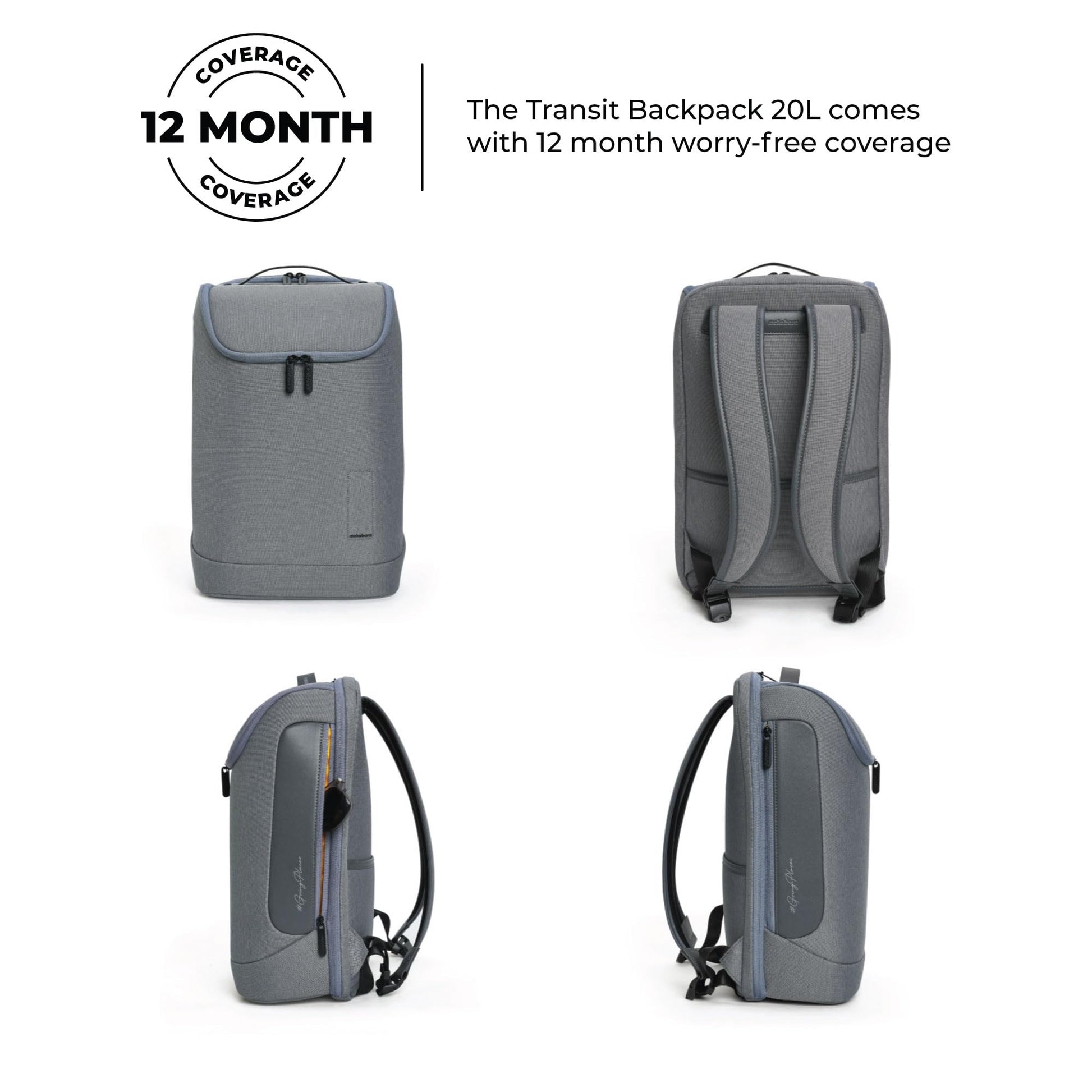 MOKOBARA The Transit 20L Premium Polyester 15" Unisex Laptop Backpack (- image 3