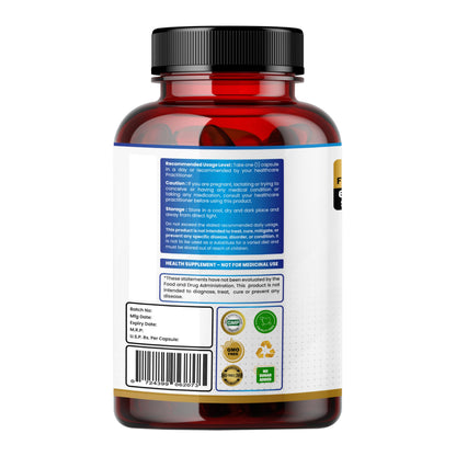 Humming Herbs Fisetin Supplement with NAC, EGCG, Curcumin & Astaxanthin | 5-in-1 Formula | Nutraceutical Capsules (60)